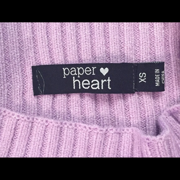 Lavender high neck sweater - Picture 4 of 5